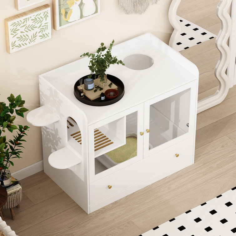 Wayfair modern on sale cat litter box